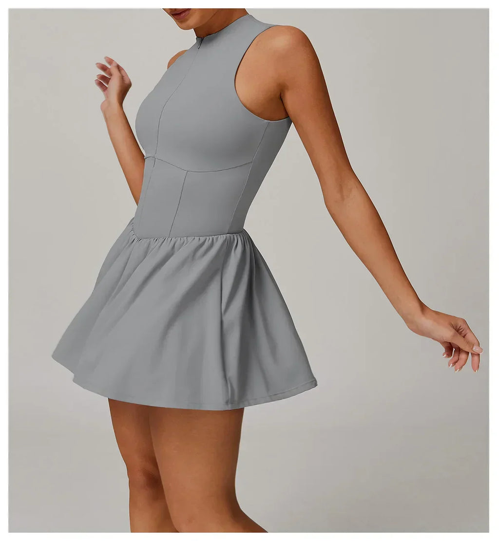 One-Piece Short Romper - Women's Yoga & Gym Jumpsuit