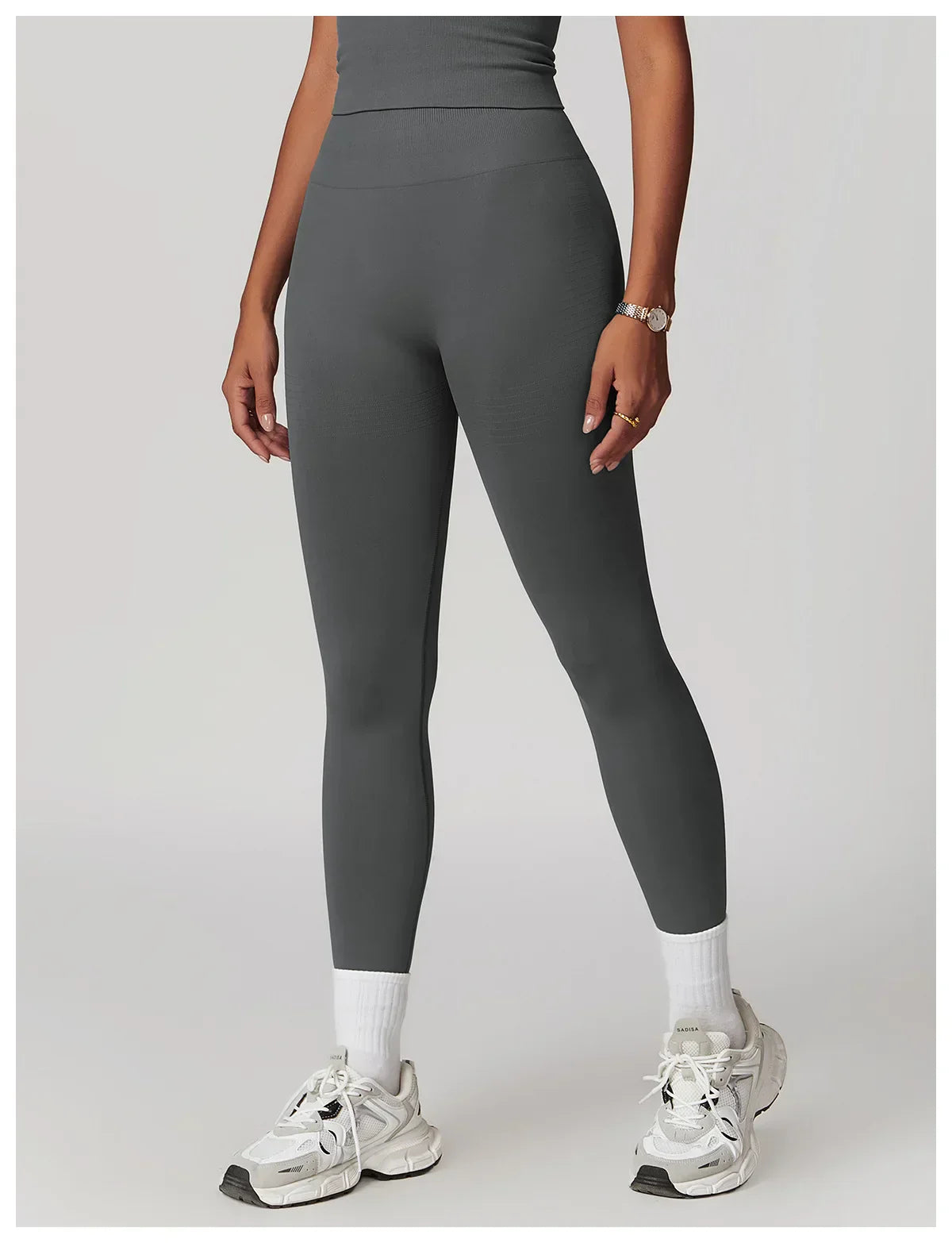 High-Waist Push-Up Leggings - Breathable Yoga & Running Tights