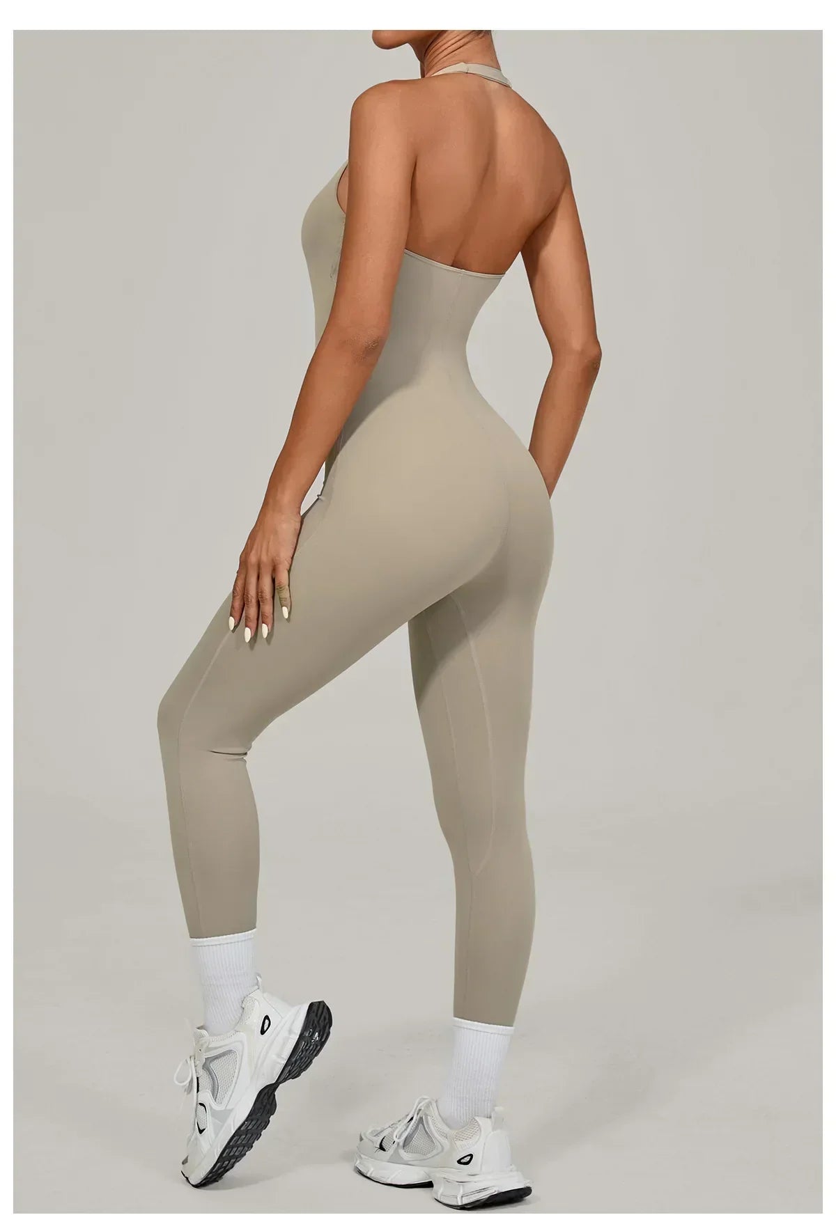 Push-Up Yoga Overalls - Women's Fitness Jumpsuit Set