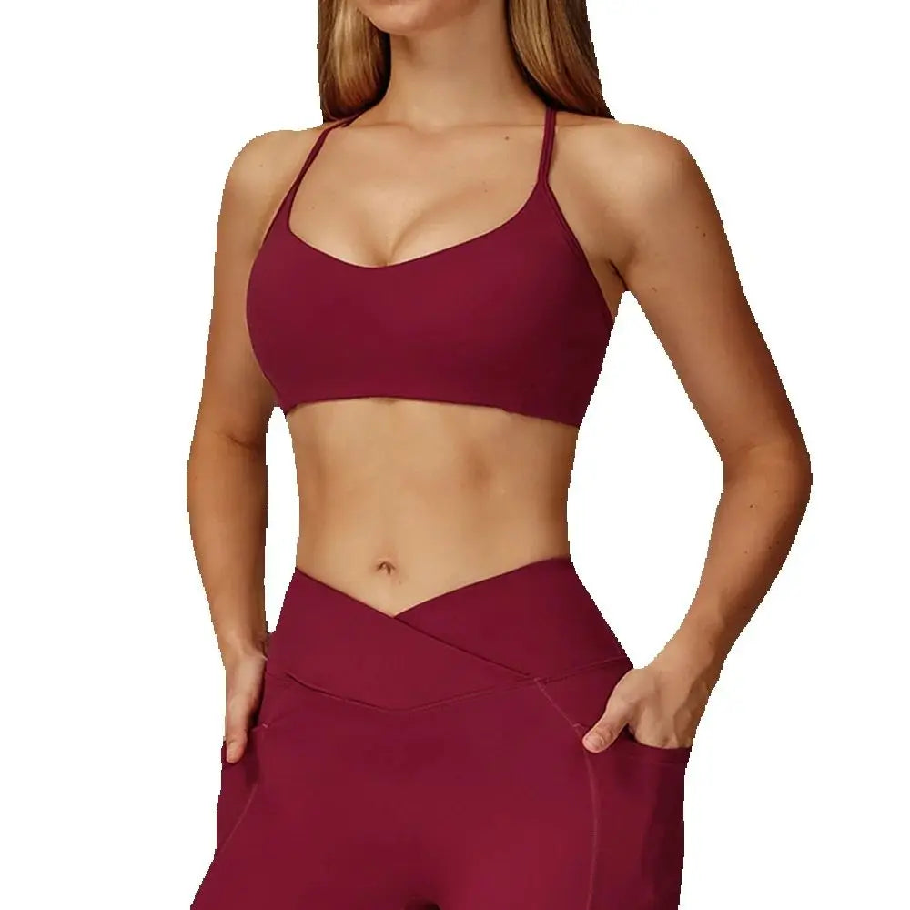 Padded Push-Up Sports Bra - Women's Running Vest