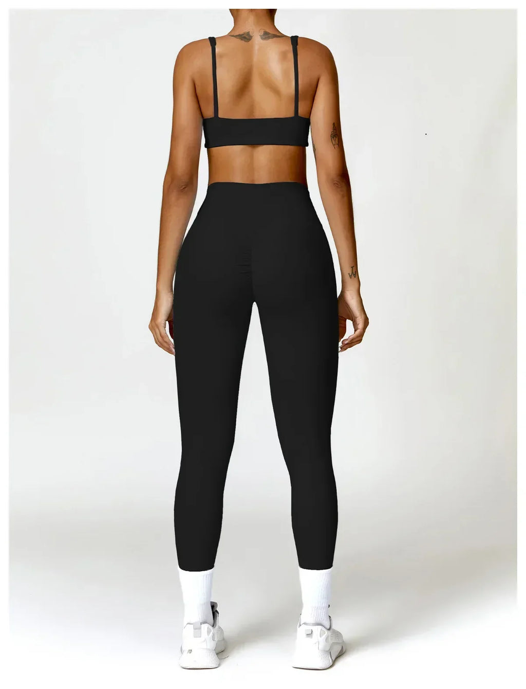 2-Piece Legging & Long Sleeve Set - Women's Yoga Tracksuit