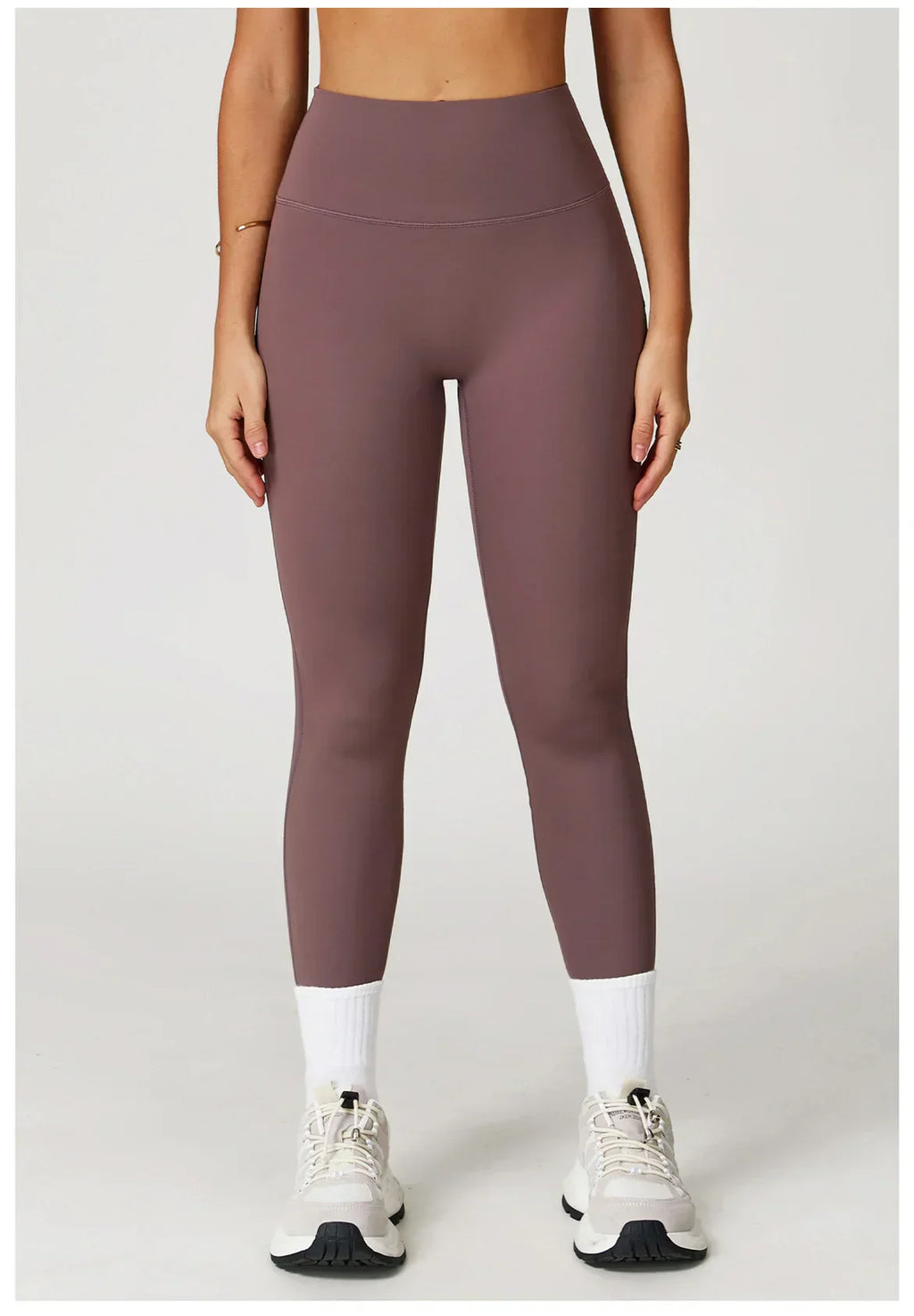 High-Waist Yoga Leggings - Breathable Running Tights