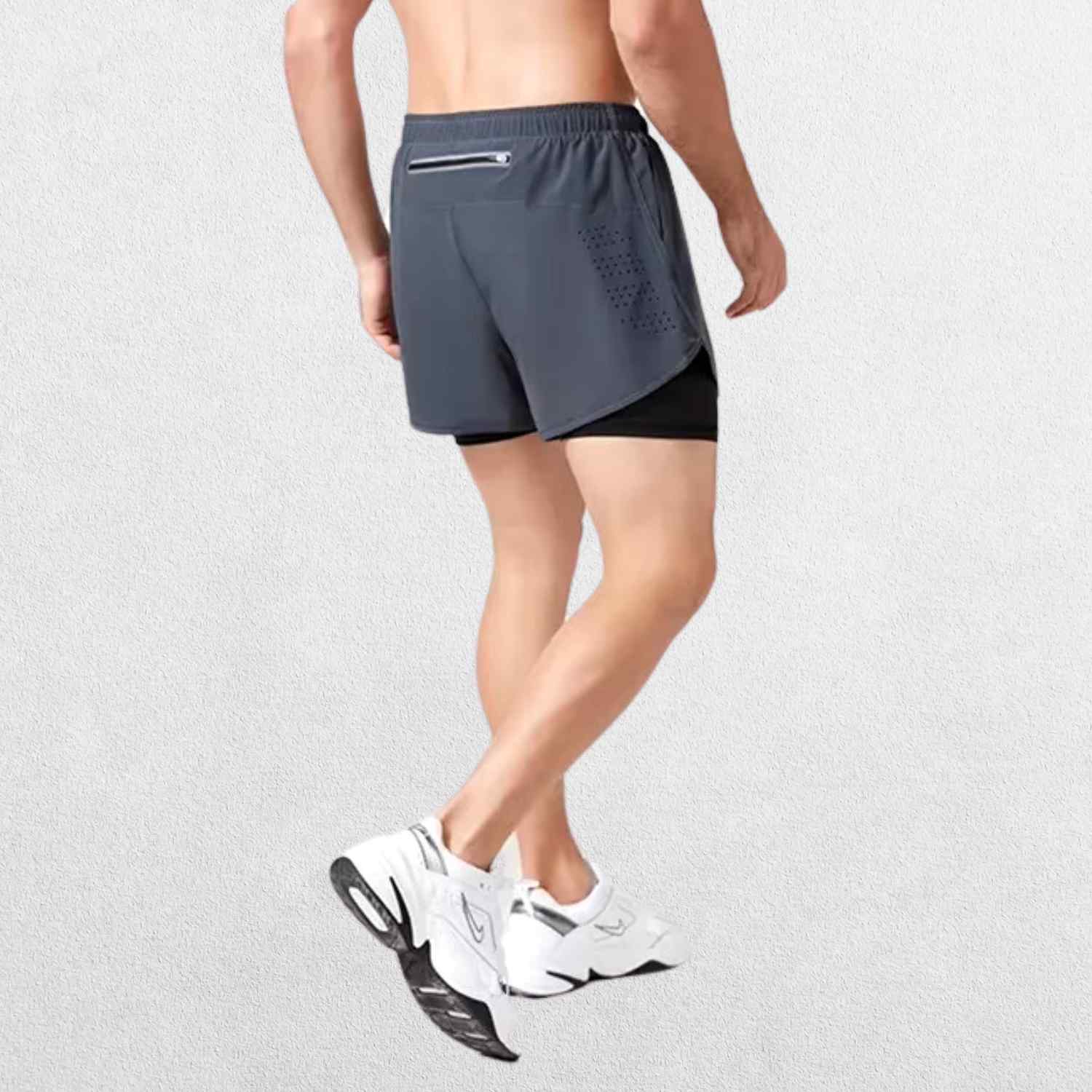 GPW Men's Compression Running Shorts with Pocket