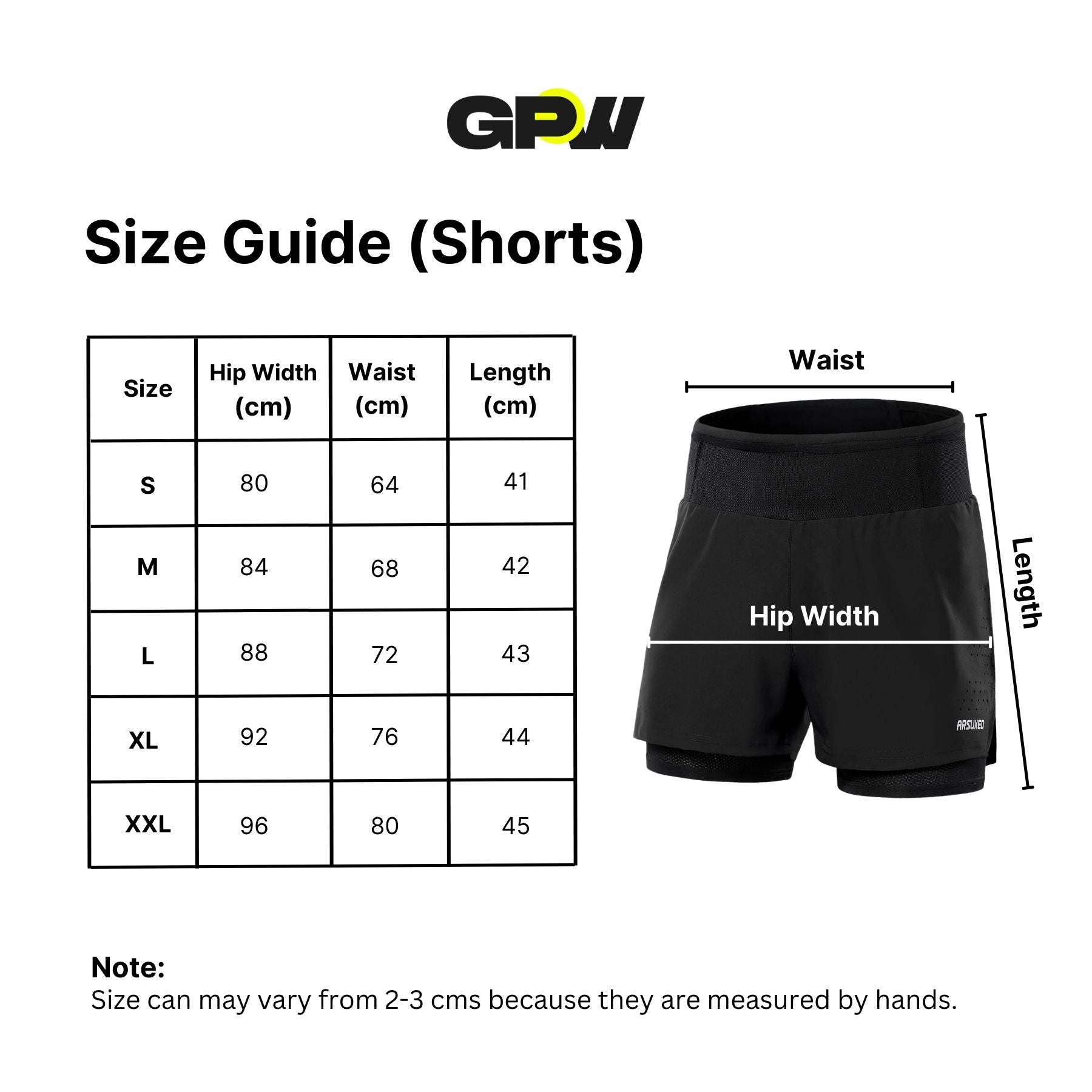 GPW Men's Compression Gym Shorts with Pockets